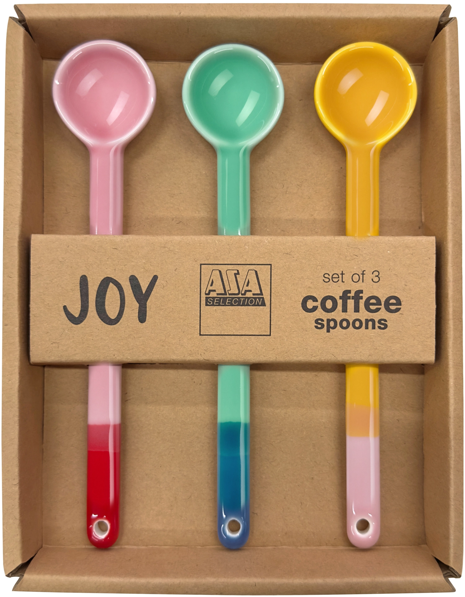 3er Set Joy Löffel, smoothie colors