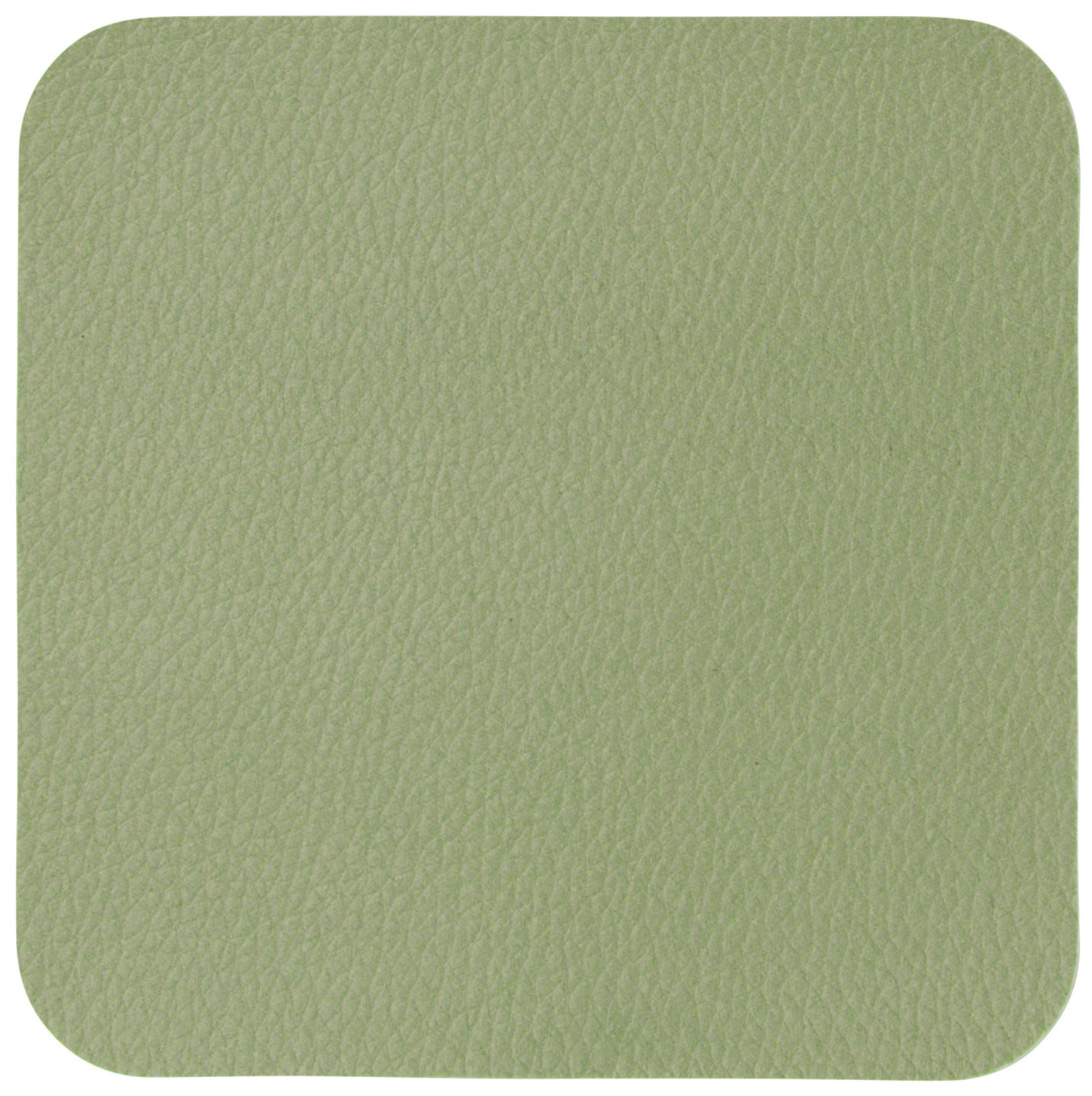 Lot de 4 dessous-de-plat en cuir, sauge