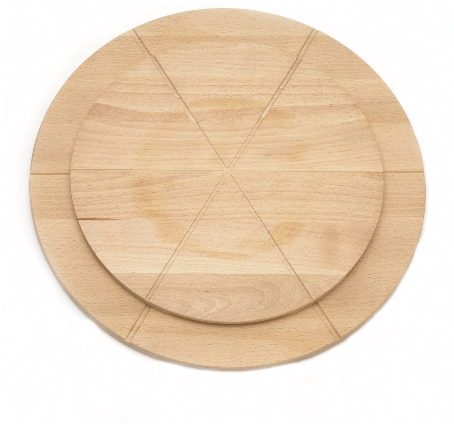Planche à pizza avec compartiments