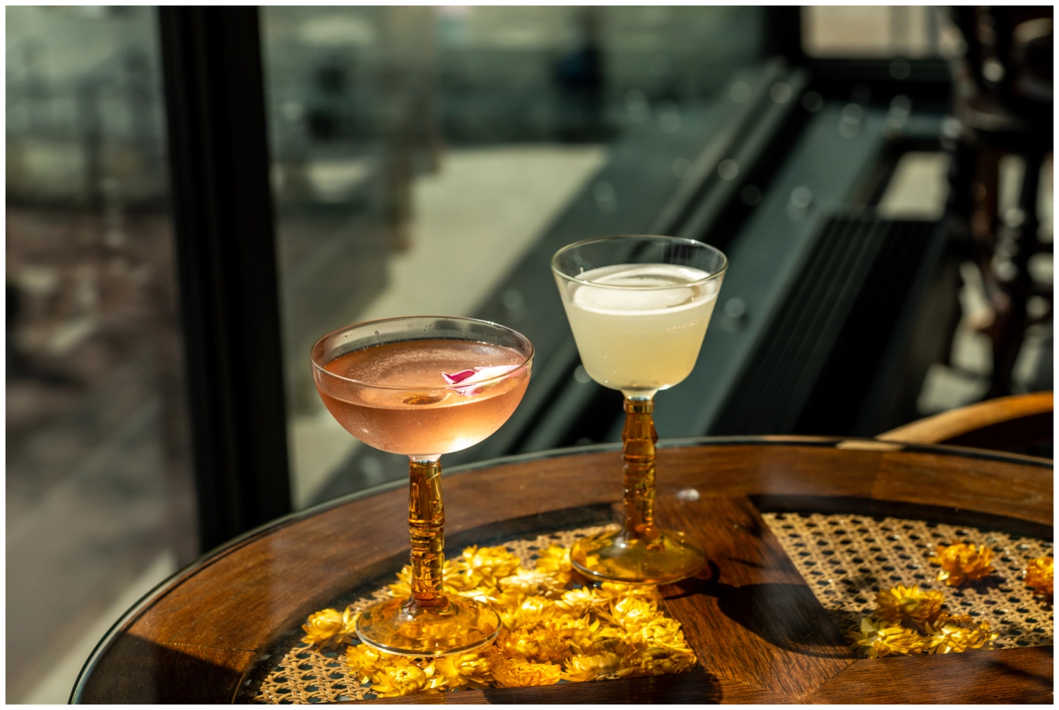 6er Set Tiki Becher Mai Tai Amber Stem