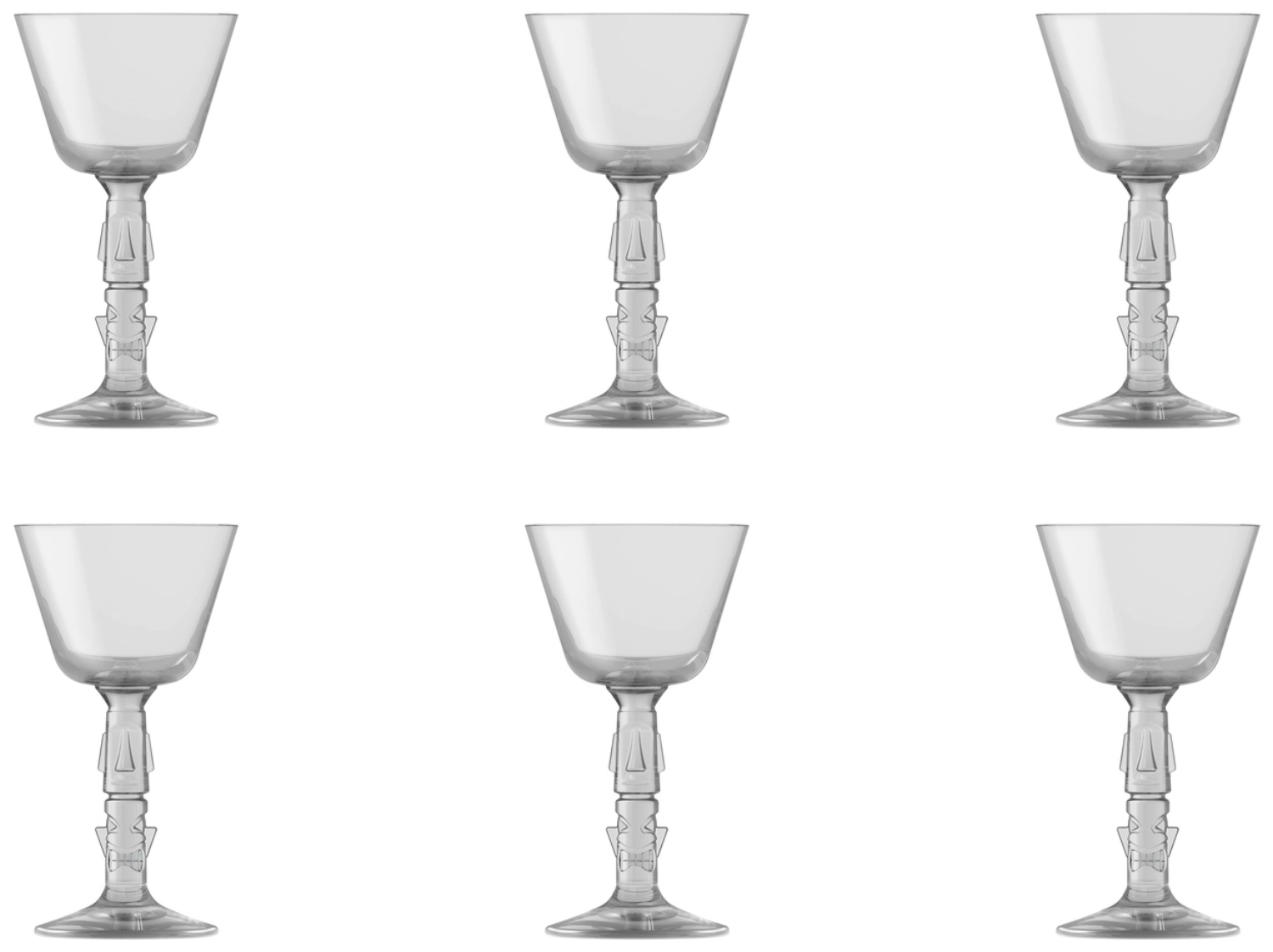 6er Set Tiki Becher Mai Tai