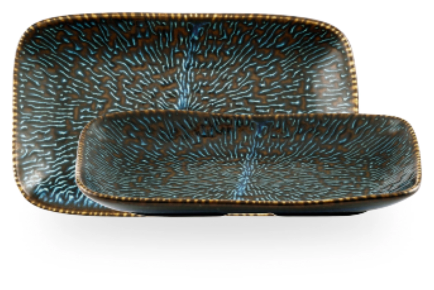 Plateau naturel Cascade Sapphire Blue