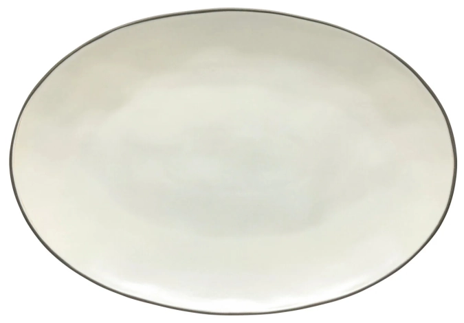 Stacked Organic Platte oval