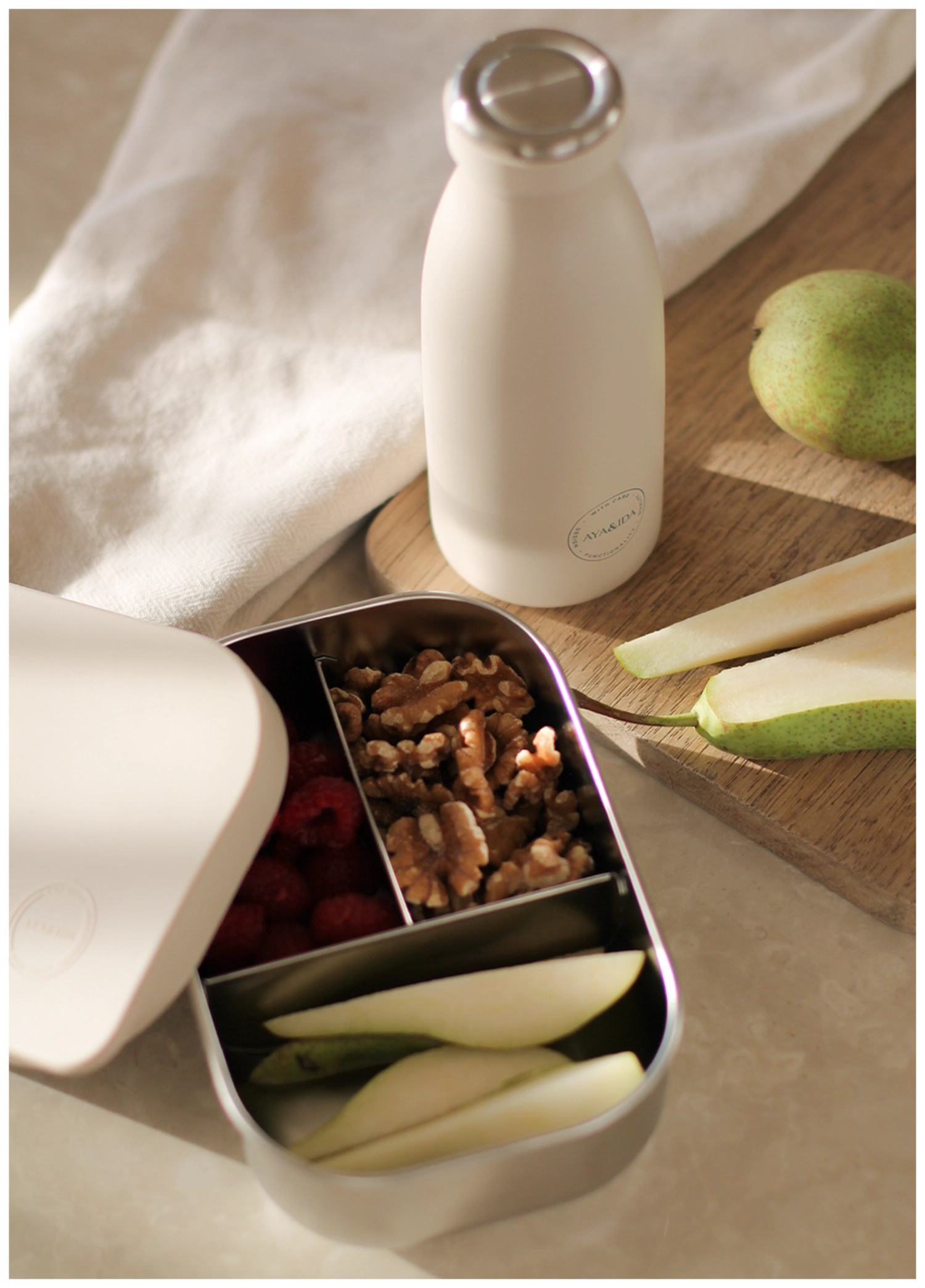 Lunch Box 900ml Cream Beige