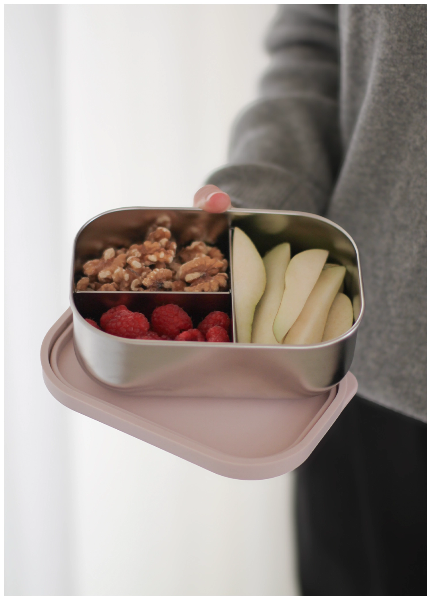 Lunch Box 900ml Soft Rose