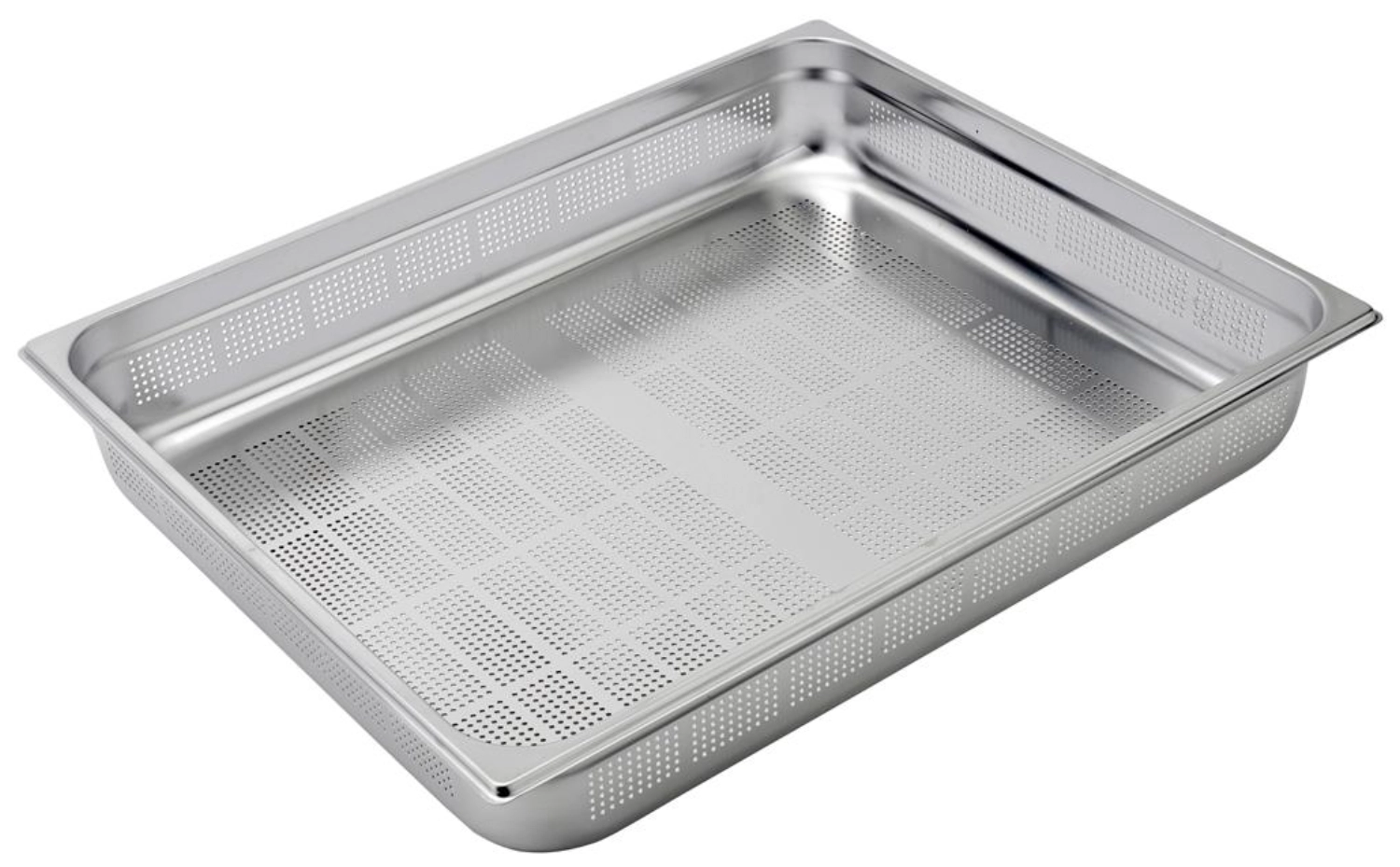 GN Behälter 2/1 Edelstahl H10cm gelocht