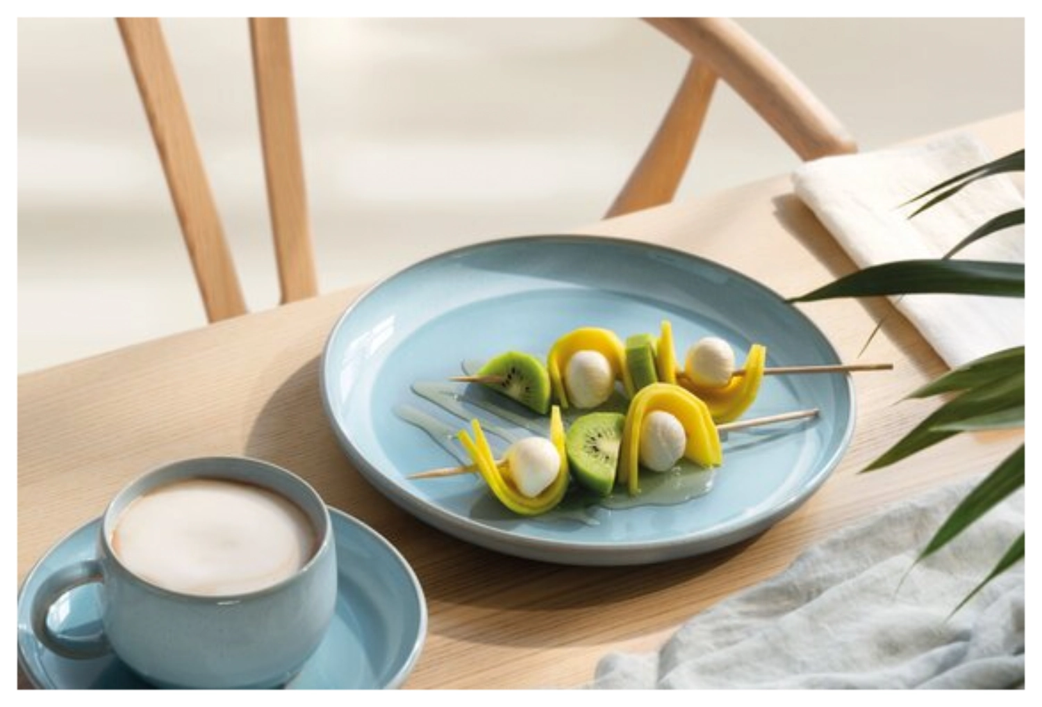 Perlemor Aqua Assiette