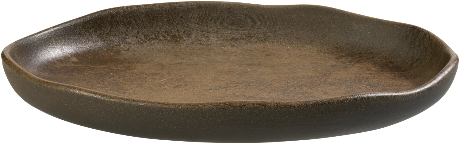 Assiette ovale Cresta Bazalith