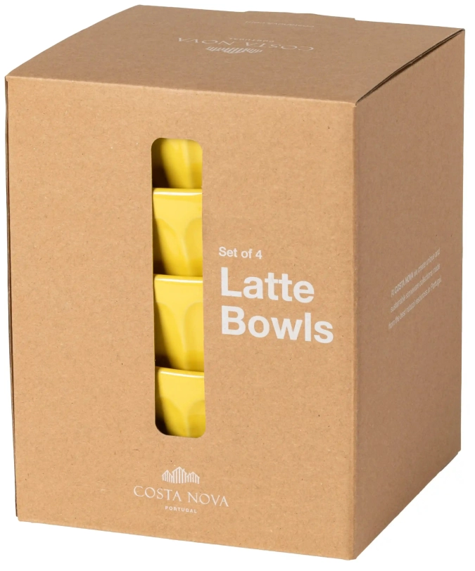 Latte Assiette à bol (lot de 4)