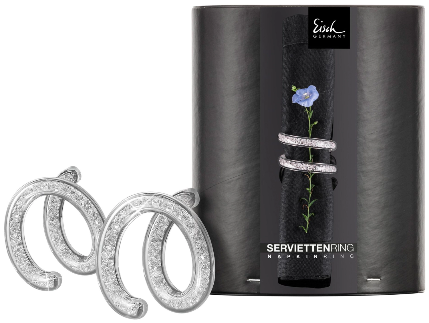 Lot de 2 ronds de serviette Carat