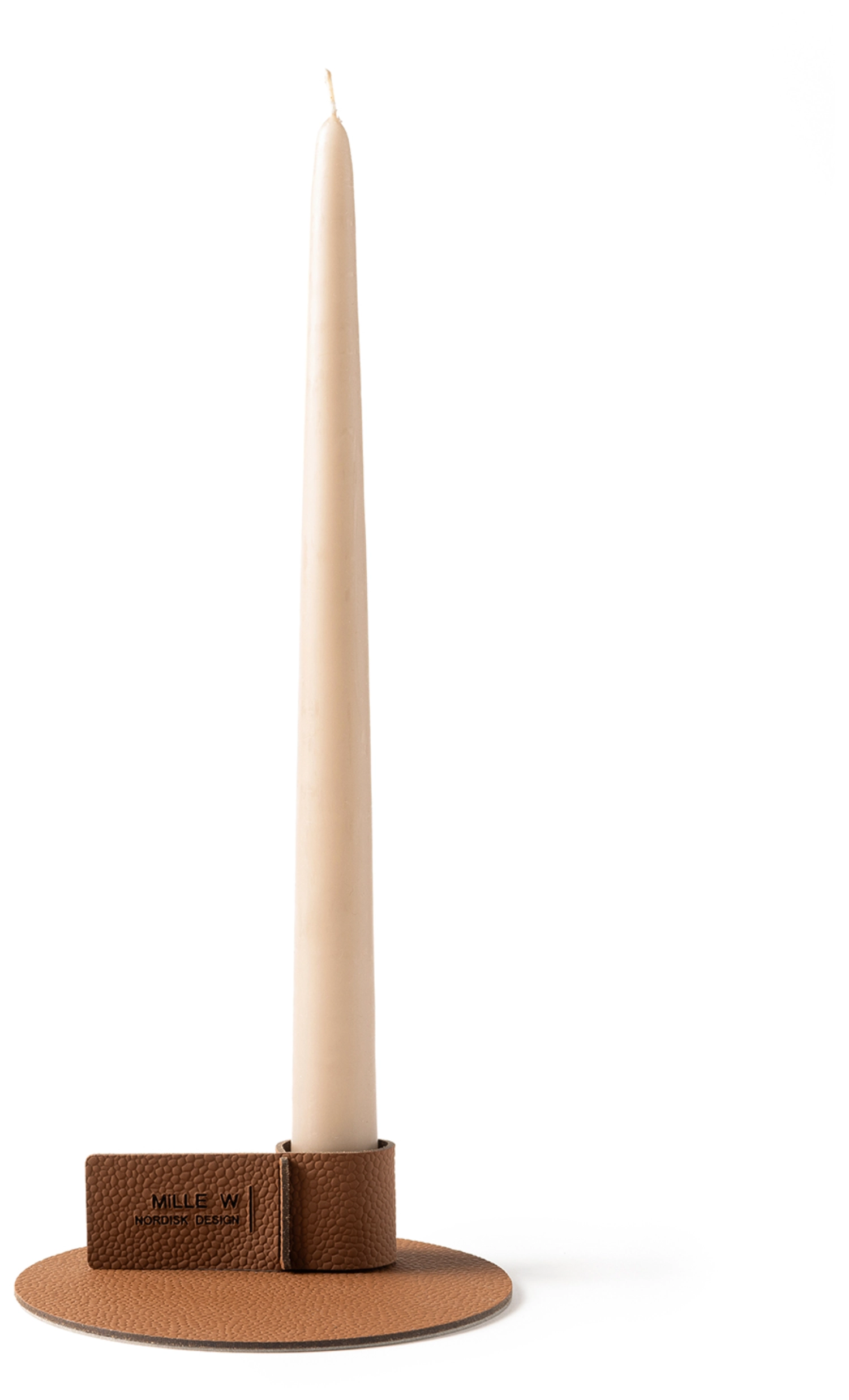 Kerzenhalter Large cognac
