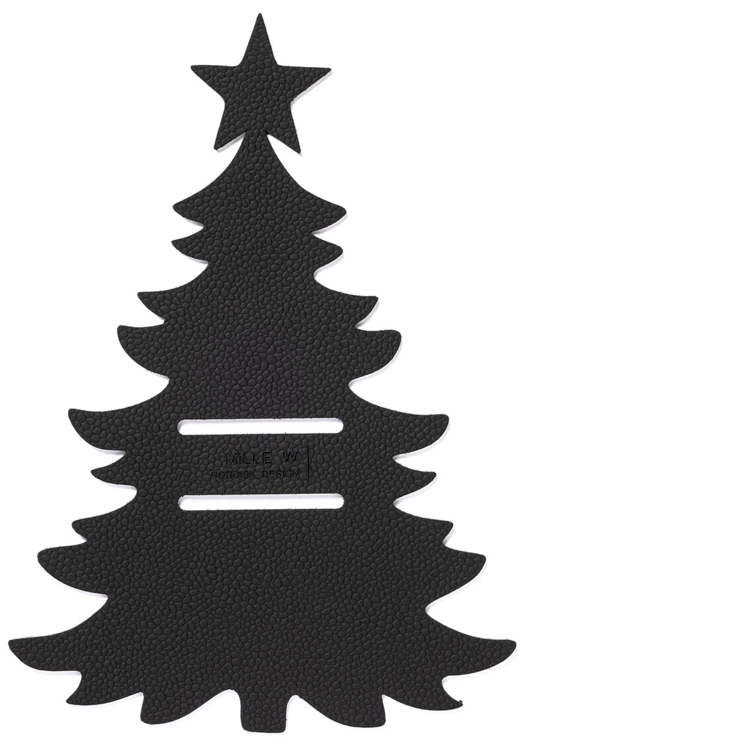 Besteckhalter Weihnachtsbaum schwarz