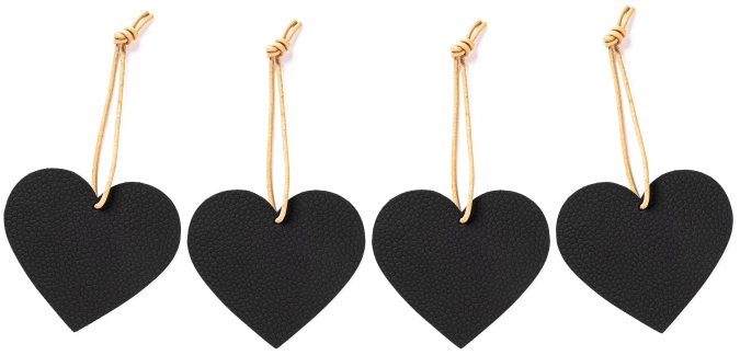 Weihnachtsbaum Schmuck herz schwarz