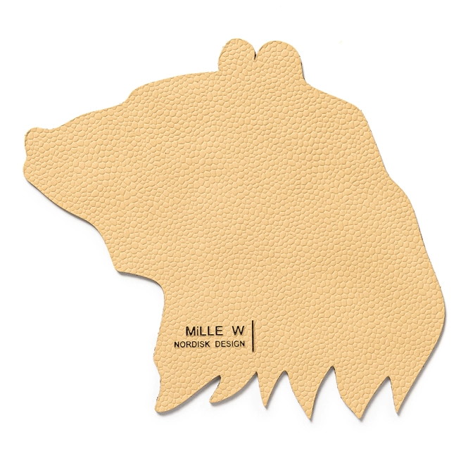Dessous-de-verre ours beige