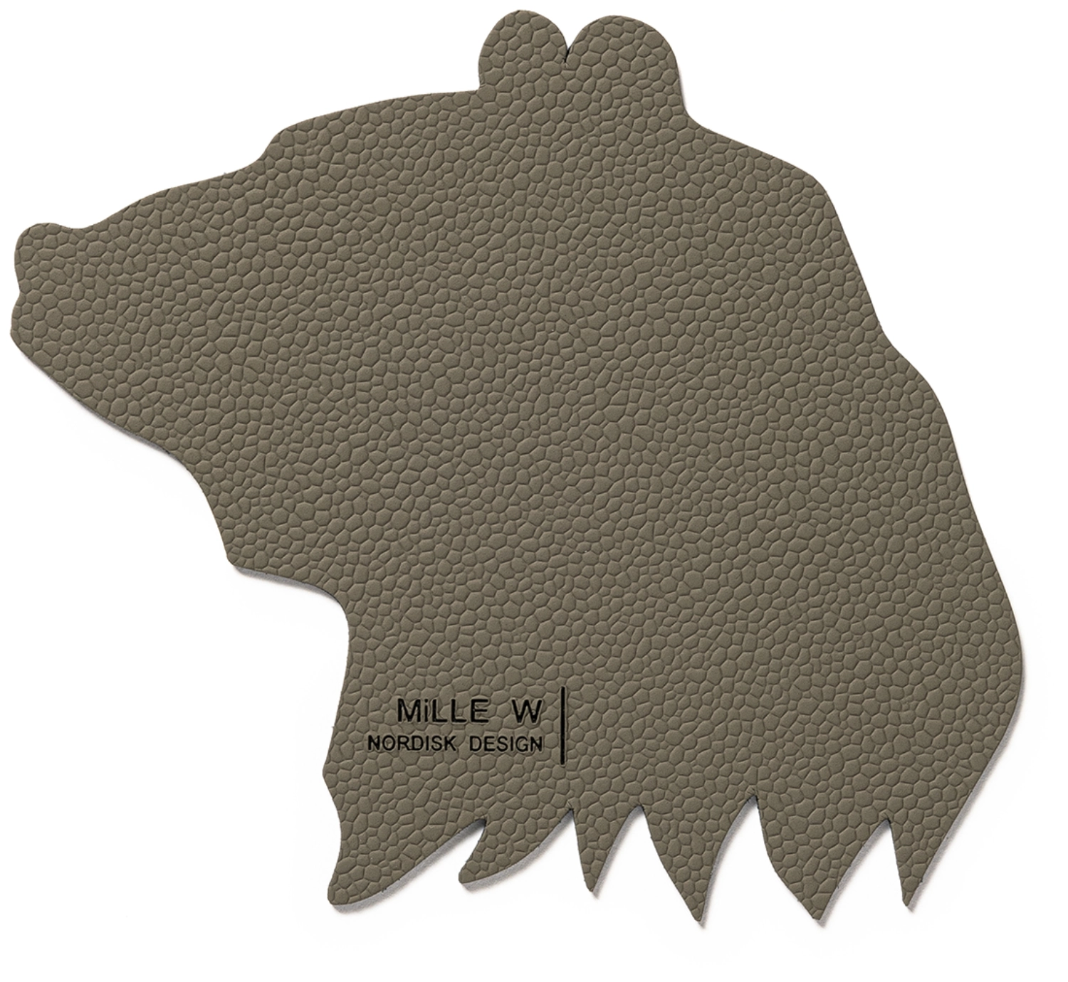 Dessous-de-verre ours gris