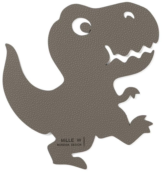 Dessous-de-verre Dinosaure gris