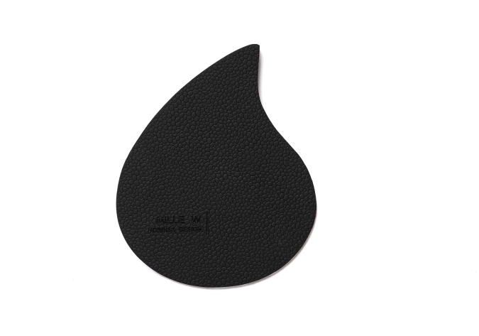 Dessous-de-verre goutte noir