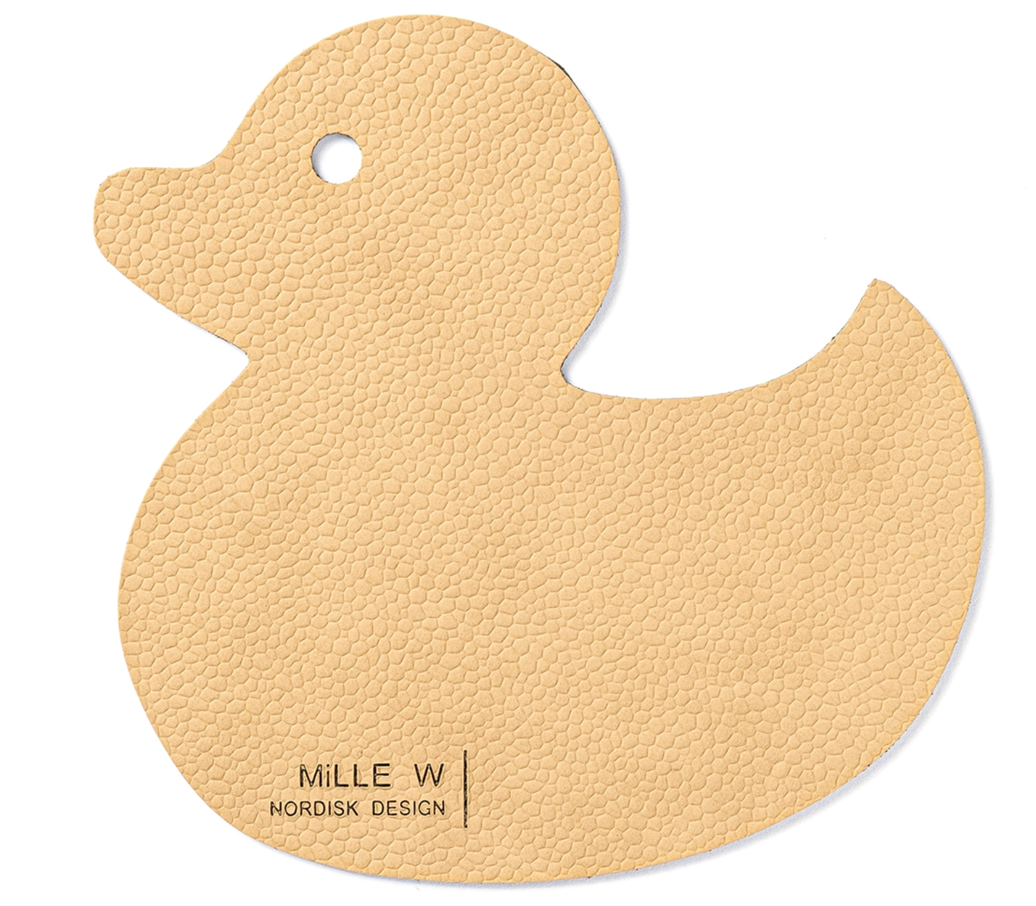 Dessous-de-verre canard beige