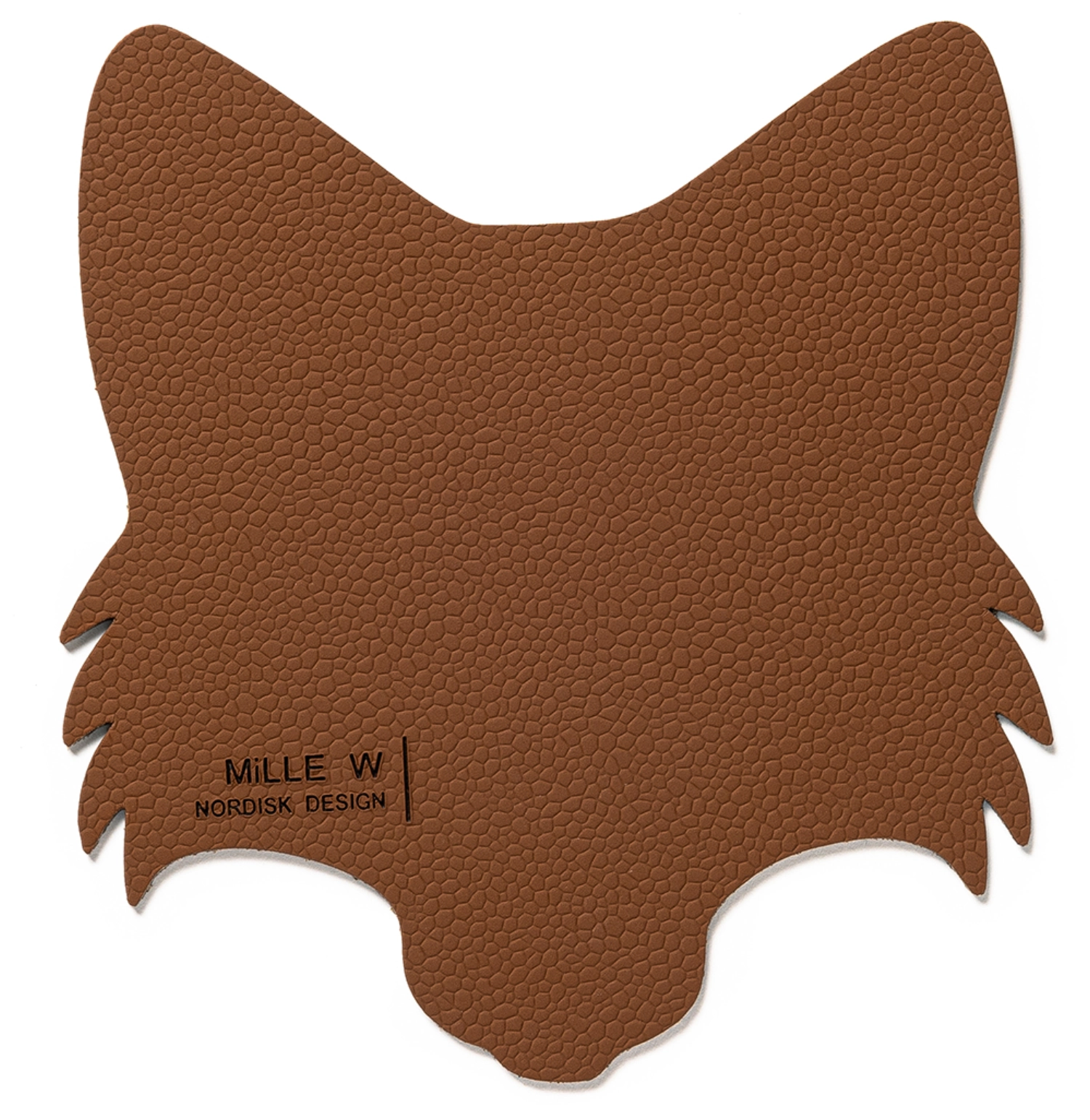 Dessous-de-verre renard cognac
