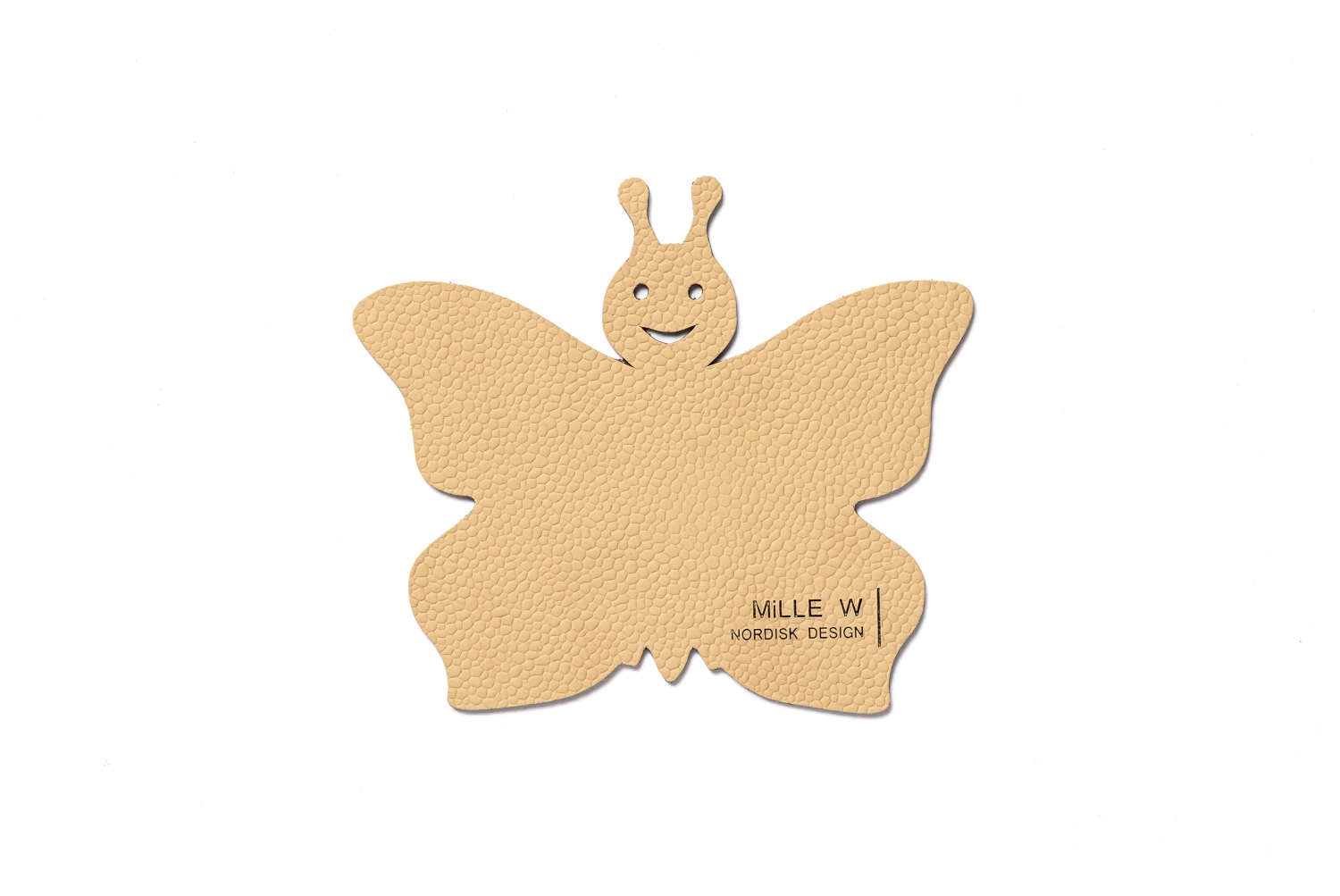 Dessous-de-verre Kids papillon beige
