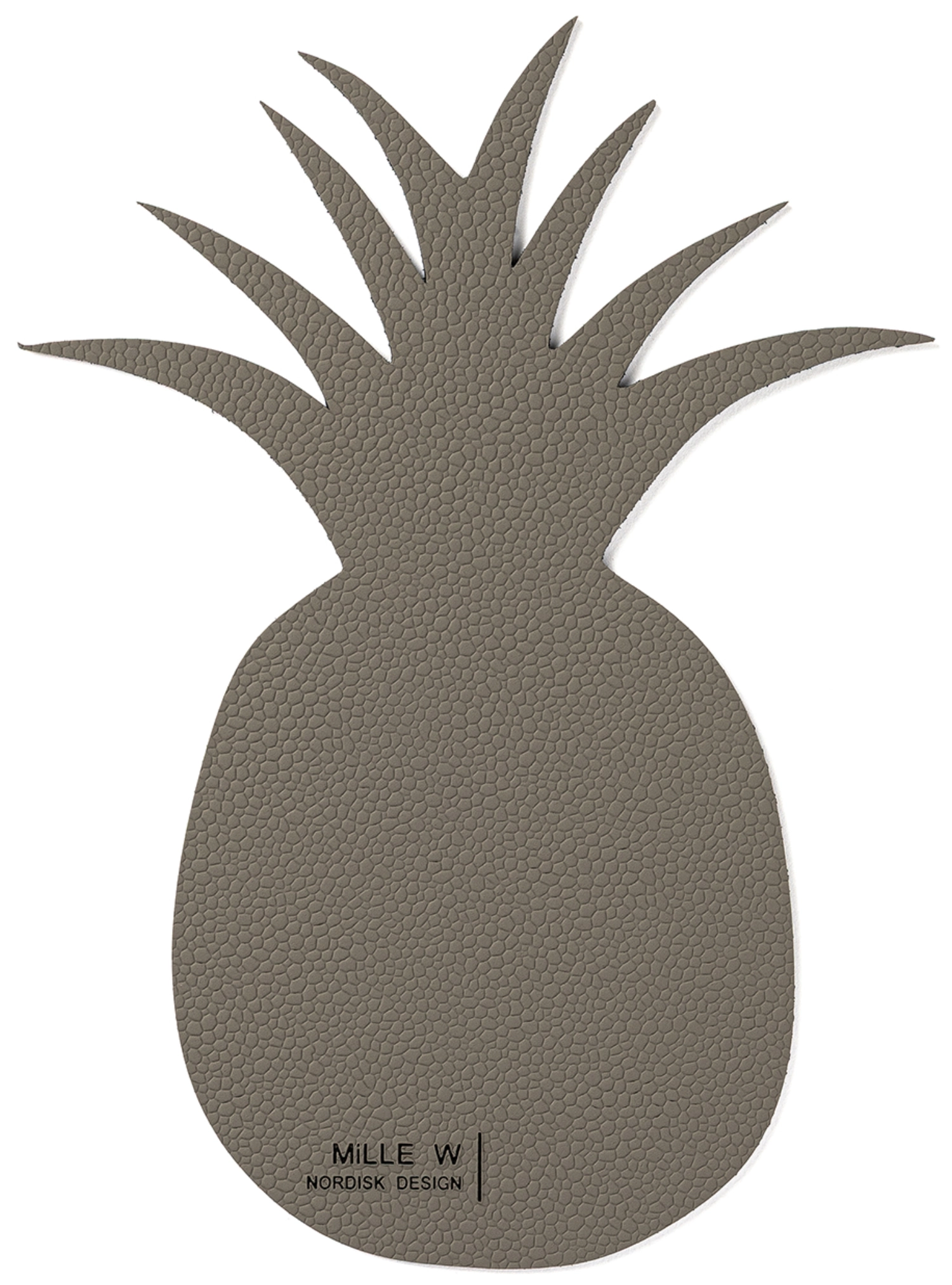 Sous-verre Ananas gris