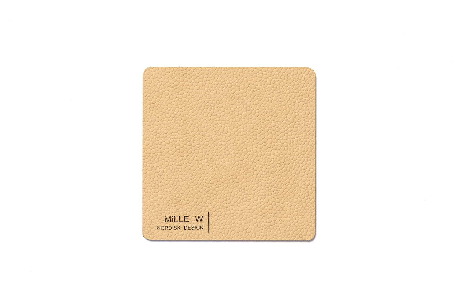 Dessous-de-verre rectangulaire beige