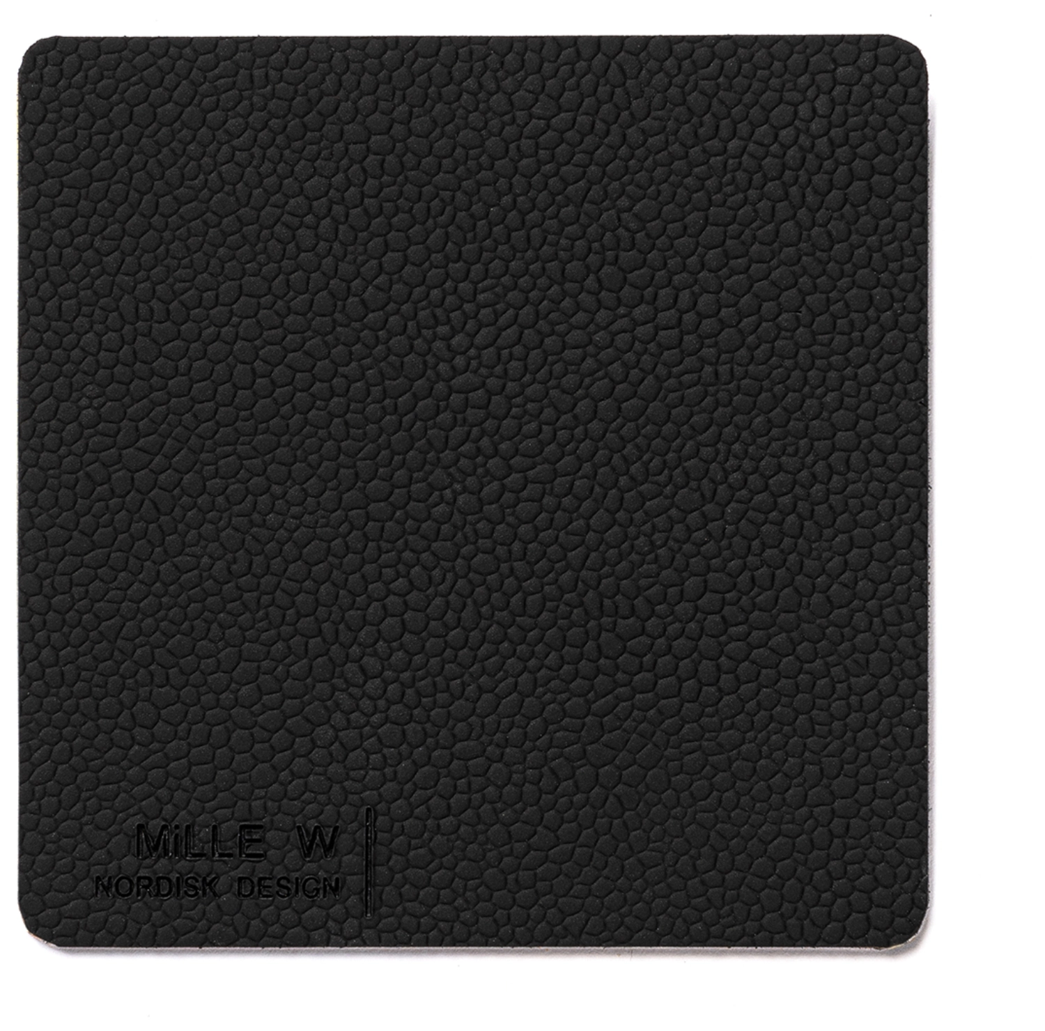 Dessous-de-verre rectangulaire noir