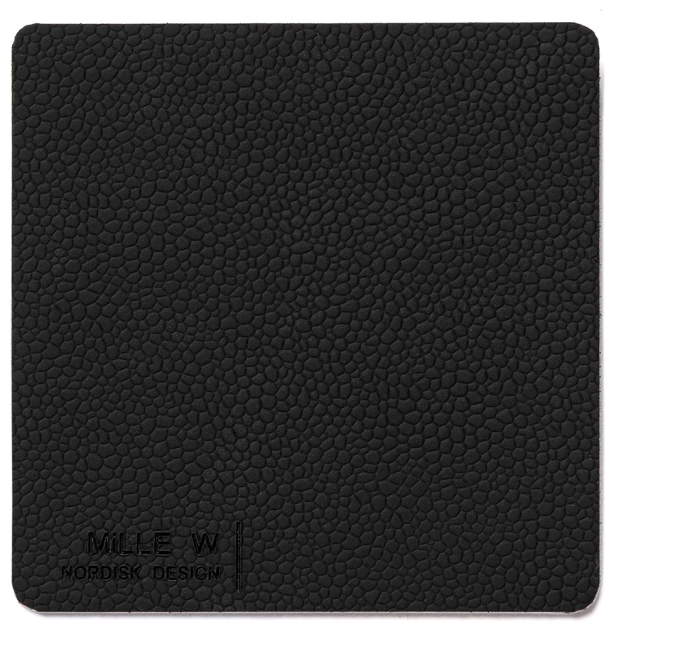 Dessous-de-verre rectangulaire noir
