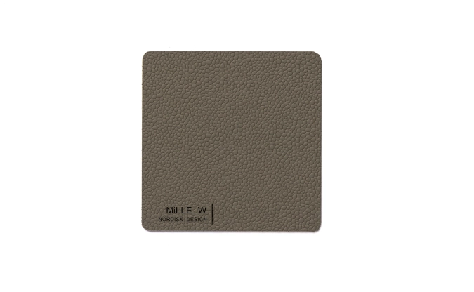 Dessous-de-verre rectangulaire gris