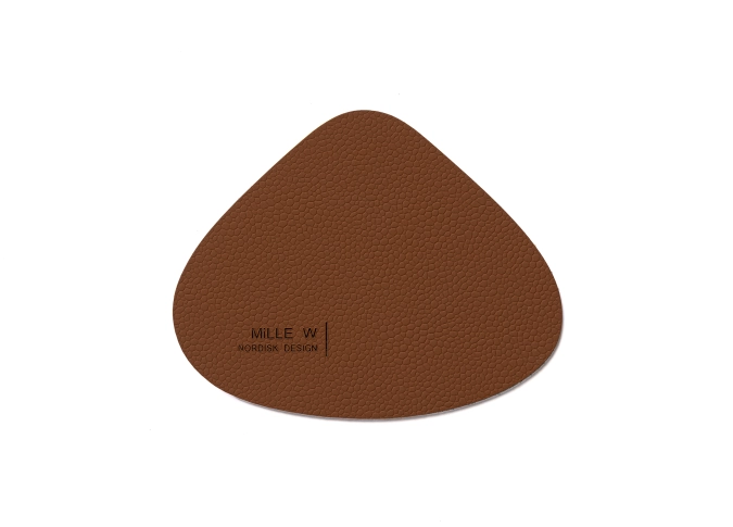 Dessous-de-verre coquillage cognac