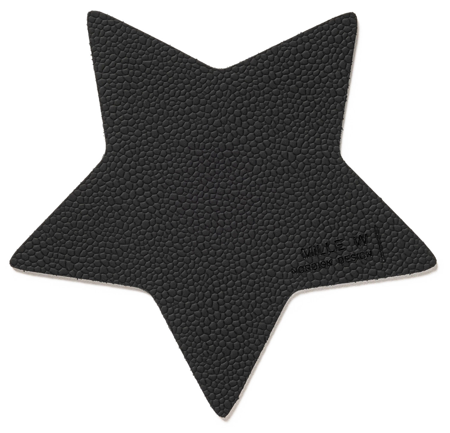 Dessous-de-verre étoile noir