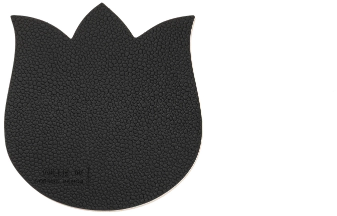 Dessous-de-verre tulipe noir