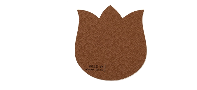Dessous-de-verre tulipe cognac