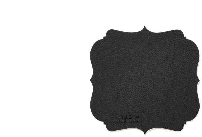 Dessous-de-verre Vintage noir