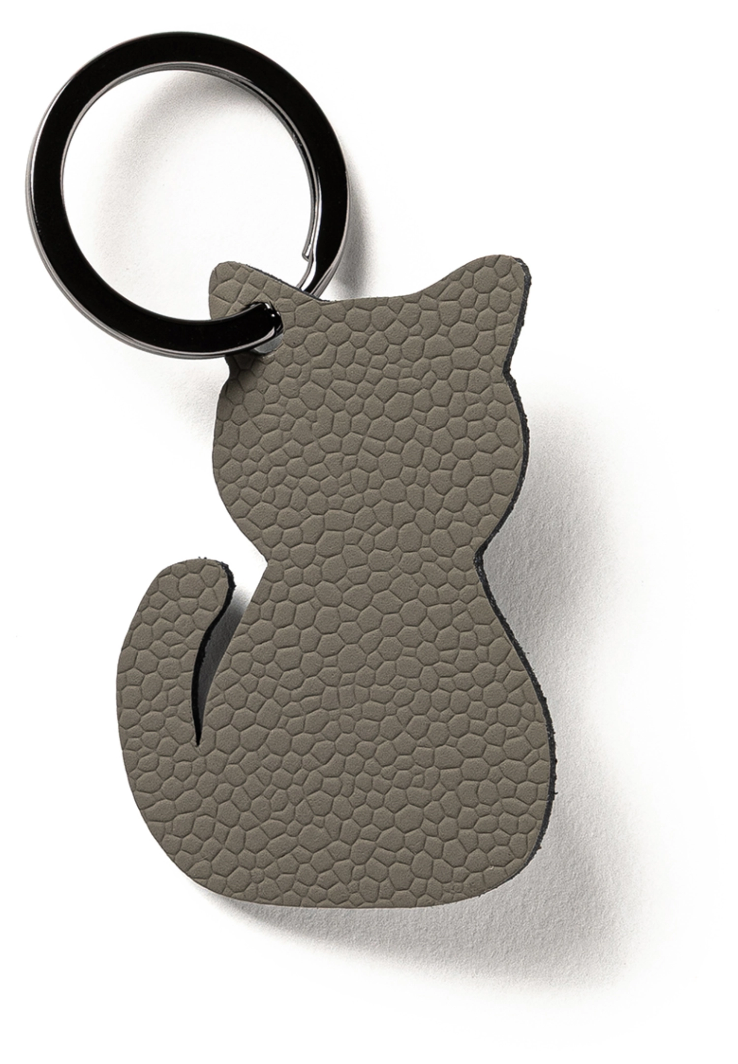 Porte-clés « Chat » gris