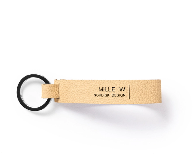 Porte-clés Classic Nickel beige