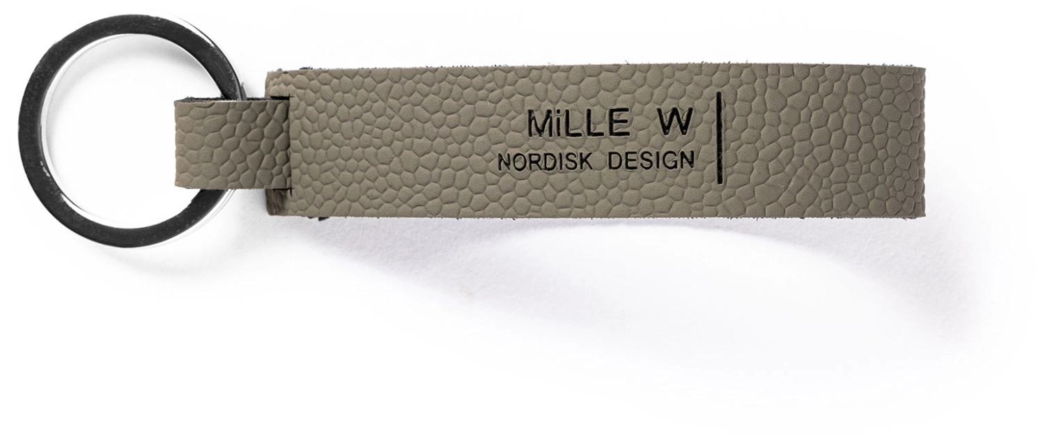 Porte-clés Classic Nickel gris