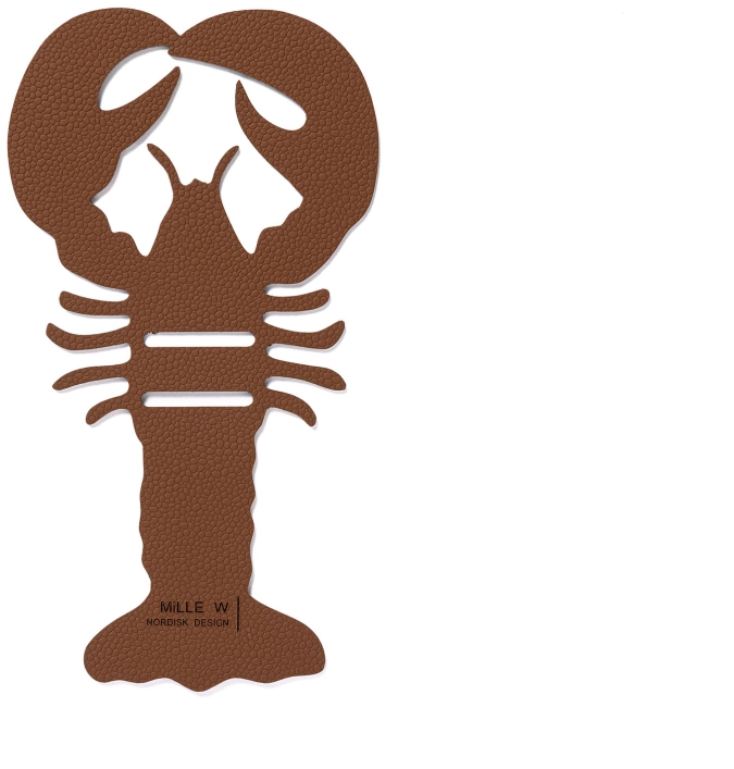 Porte-couverts homard cognac
