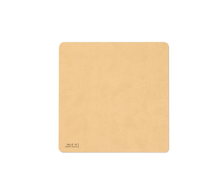 Tapis de souris 25 x 25 cm beige