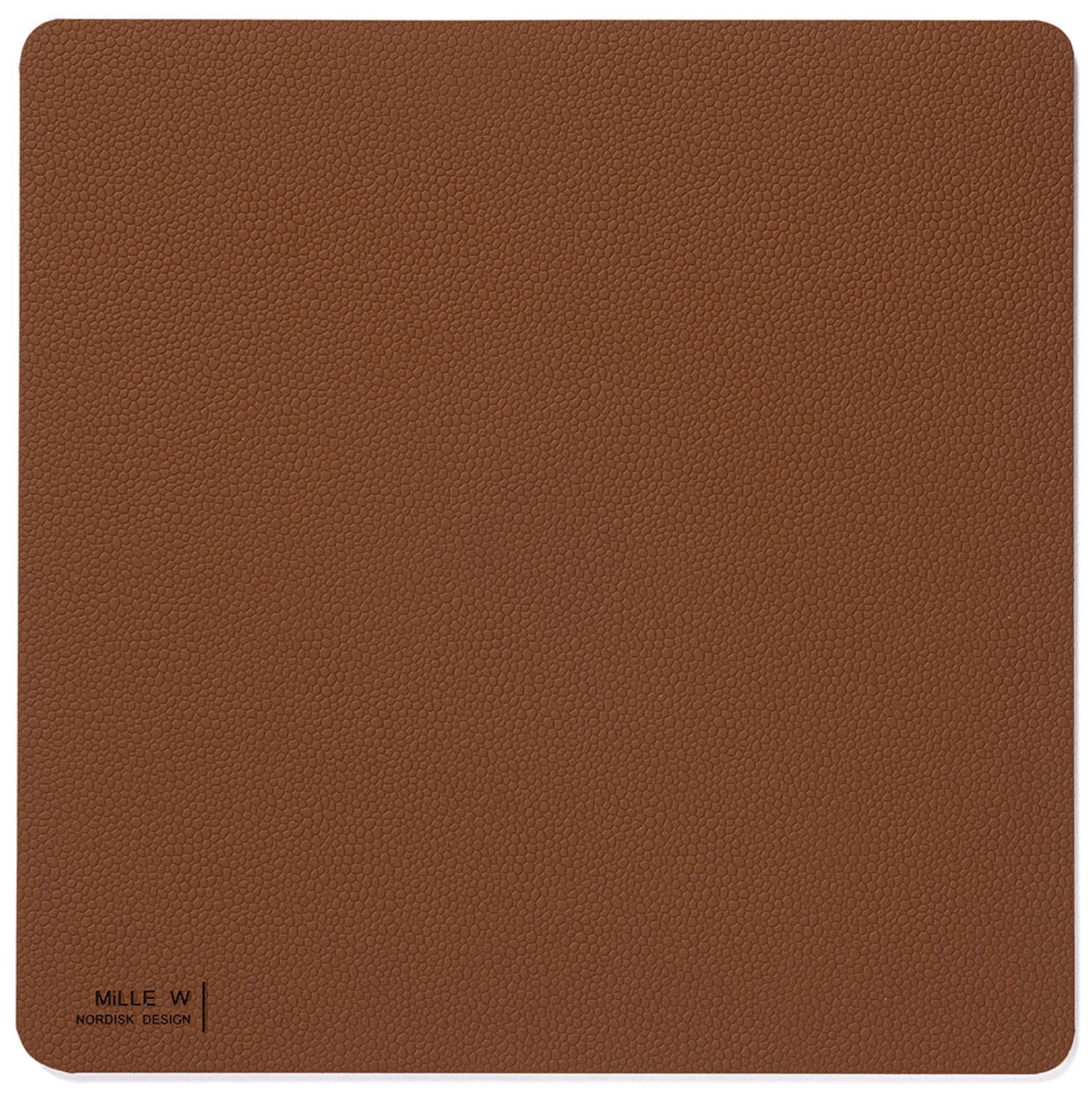Tapis de souris 30 x 30 cm cognac