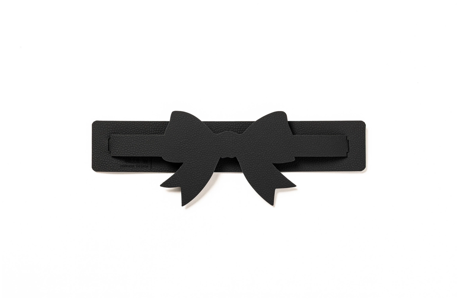 Porte-serviette nœud noir