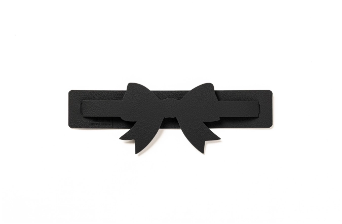 Porte-serviette nœud noir