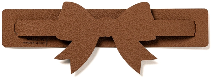 Porte-serviette nœud cognac