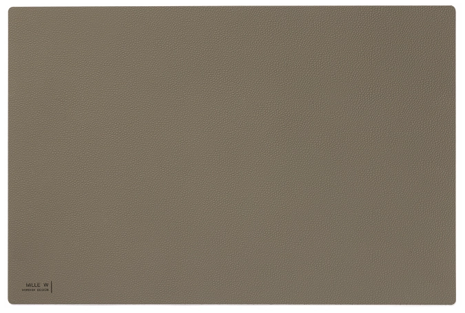 Set de table 45 x 30 cm rectangulaire gris