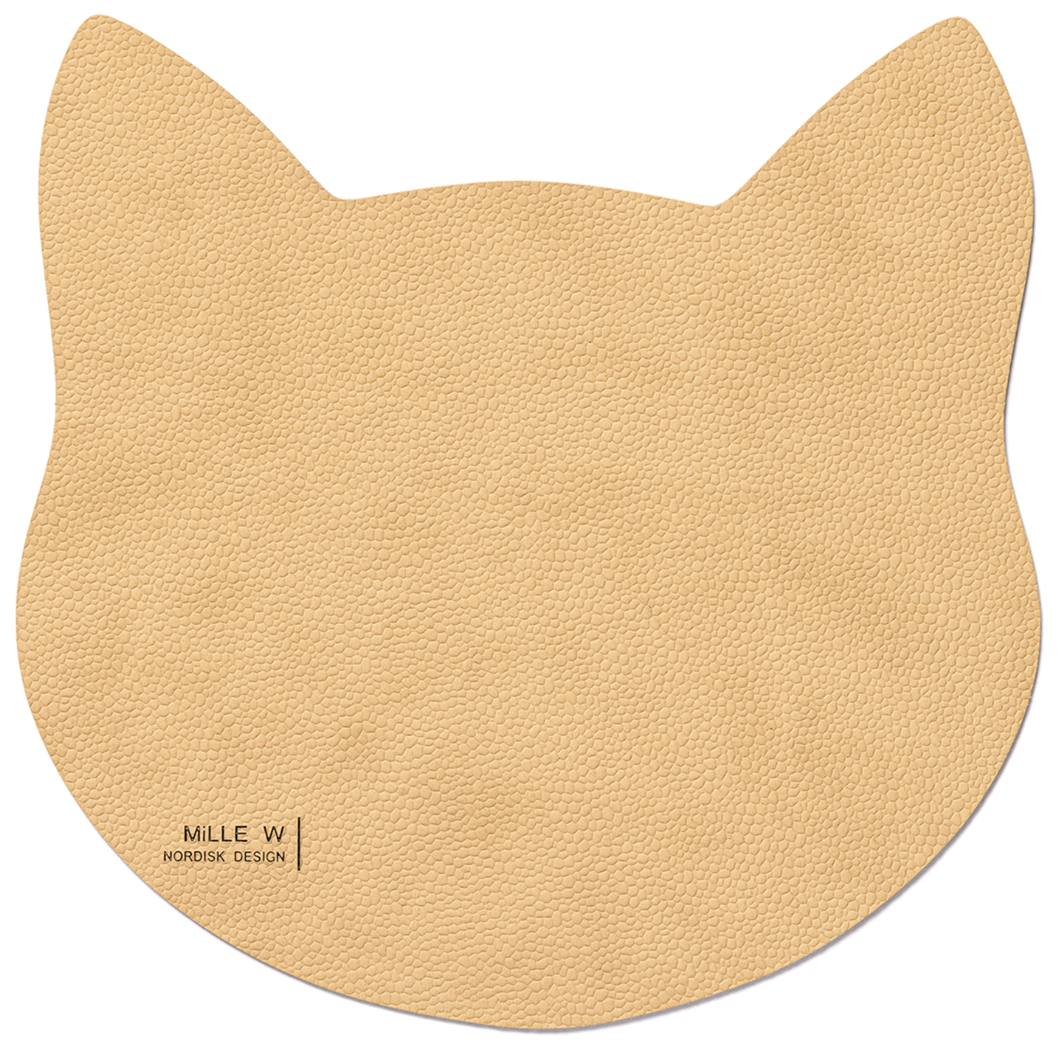 Tapis pour gamelle chat 22 x 16 cm S beige