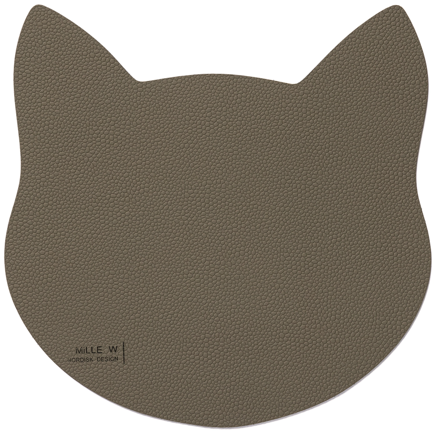 Tapis pour gamelle chat 22 x 16 cm S gris