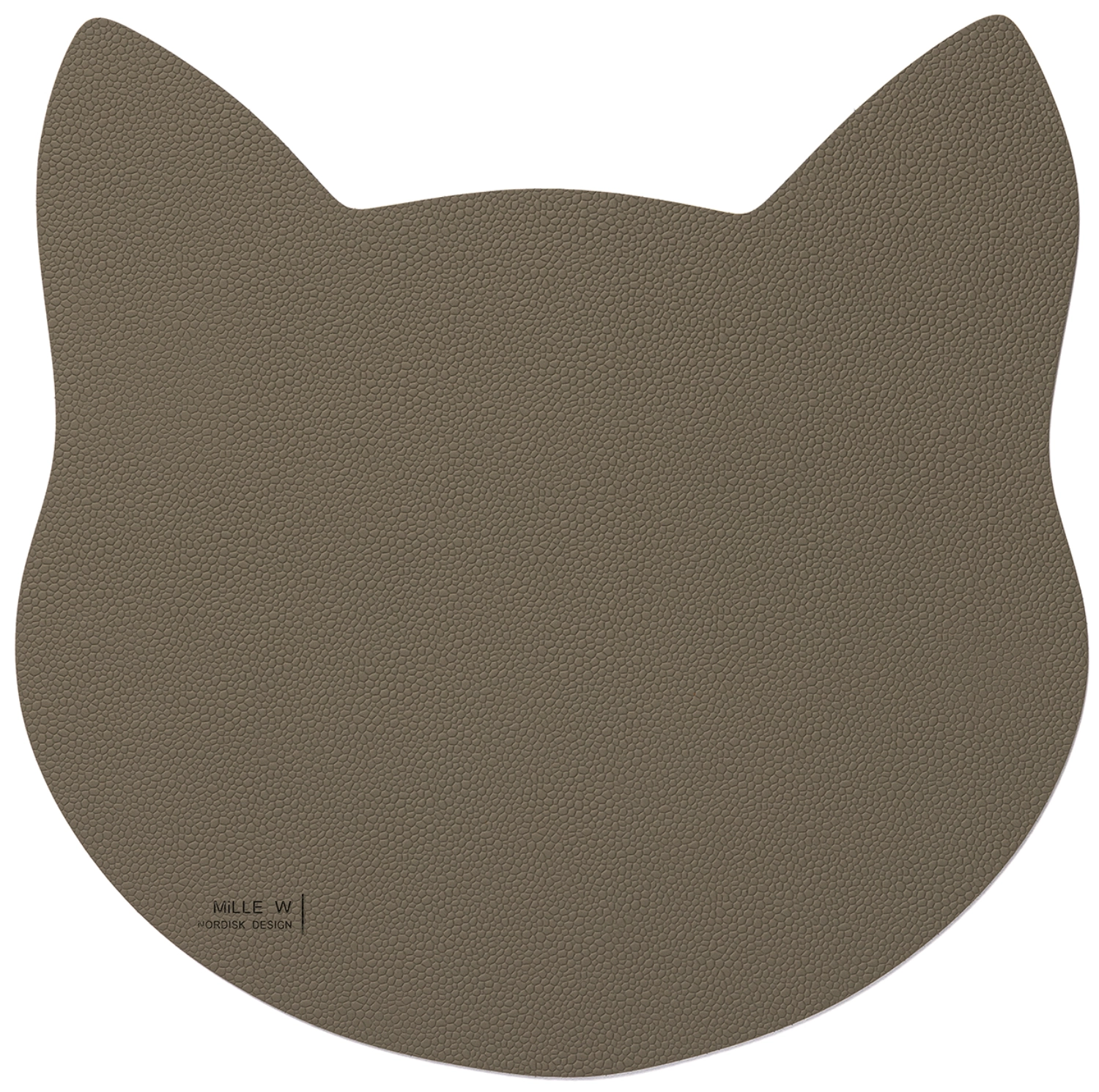 Tapis pour gamelle chat 30 x 22 cm M gris
