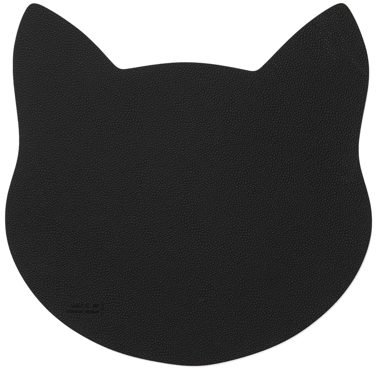 Tapis pour gamelle chat 30 x 22 cm M noir