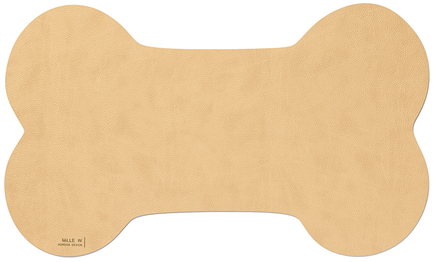 Tapis pour gamelle chien 45x27cm S beige
