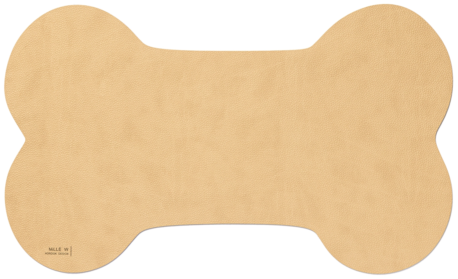 Tapis pour gamelle chien 50x30cm M beige